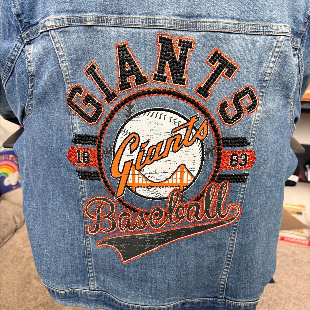 Giants Jean Jacket - Picture 1 of 2